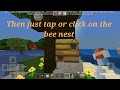How to collect honey in minecraft 1.20 in Bedrock, PE and Java