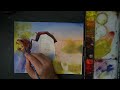 Light and shadow in watercolor painting tutorial