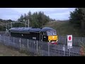 69 012 arriving 51 late at Hitachi Factory 7/8/24