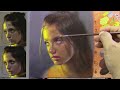 Painting a portrait with oils / from group class in Patreon