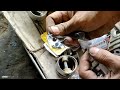 proses pemasangan piston Supra 100cc di Blade 110cc