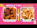 WOULD YOU RATHER || FAST FOOD EDITION 🍗🍔 #wouldyourather #uquiz #quizchannel #quizgames #quizze