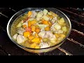 Chicken with carrots and potatoes in this easy way! Simple and delicious Filipino Recipe