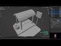 Blender 3D Bus Stop Diorama Tutorial | Polygon Runway