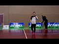 Badminton Doubles Rally Drill 1v2 - Coach Kowi Chandra