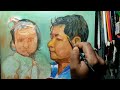 #a beautiful portrait - acrylic on canvas | step by step, for beginners.