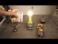 Can a 12V Light Bulb run on a Ryobi 18V Battery?