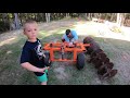 Homemade DIY disc for UTV or 4 wheeler ATV.  restored old farm equipment gets new life behind ranger