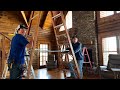 Remodeling Log Cabin House Vintage Kitchen Deer Antler Chandelier Take 2!