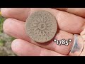 Unreal..240 Yr Old coins?? #90 #metaldetecting #minelab #fyp #treasure #mass #history