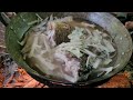 Guy | and the abandoned girl living in the forest catches carp to cook | Lý Văn Chiêu