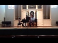 Ian Morin at his Sophomore recital in Bassoon Performance at Stetson University