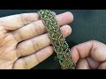 Beaded Leafy Bracelet 🌿 DIY Easy Tutorial