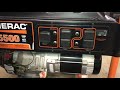 How to start Generac GP5500 watt generator