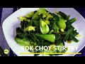 Bok choy stir fry - easy restaurant style recipe - How to cook at home