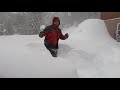 December Snow Storm in the Green Mountains overnight