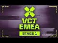 VCT EMEA  Stage 1 2024 Play offs Day 1 Insane plays