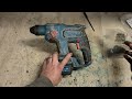 Fixing a broken tool holder on a Erbauer cordless sds drill using Bosch parts.