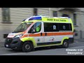 Ambulanze Croce Verde Padova e Limena + Trasporto Organi Croce Verde Adria + Trasporti interni