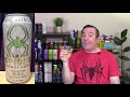Spider Energy Drink Product Review; Honest Review of all 5 flavors