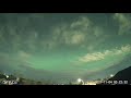 Seven hours of auroras in 5 minutes