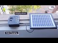 Solar home lighting with 2pcs 1Watt bulbs and 5metres cable