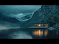 Nordic Forest Ambience and Relaxing Music for Stress Relief, Calm, Study 🌲☁️
