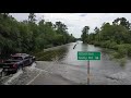9-20-2019 Hankamer, Tx Flooding continues to make travel impossible I-10 closed drone