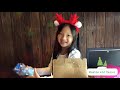 Unboxing christmas presents - Maxine and Eames