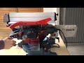 Miter Table Combination Saw BOSCH GTM 12 JL  |  Unboxing and Test