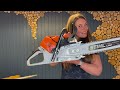 Unboxing Stihl ms500i chainsaw