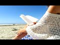 READ WITH ME | 25 minutes at the beach - soothing ocean waves, background noise, nature sounds