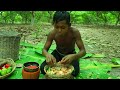 Wild man KH : Cooking shrimp boiled with coconut water and chili sauce recipe - Amazing cooking