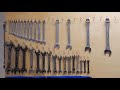 Plywood Tool Storage For Wrenches In Workshop - Homemade - Simple Woodworking Project