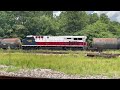 CSX M602 rolling through Manchester, GA with #1852 trailing as a MID-DPU