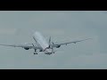 777 take-off with cool engine noise and ATC
