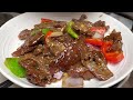 Beef And Bell Pepper Stir Fry |  Beef Stir Fry With Vegetables|  Pepper Steak Recipe