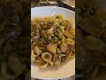 Orecchiette con funghi 🍄 e piselli uno spettacolo