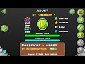Geometry Dash - Adust by f3lixsram (Epic Easy Demon) (Death Gauntlet) [60Hz] Complete + 3 Coins