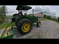 Bush-hogging and Land Planning Job with the John Deere 5045E!