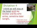 English Listening practice: Intermediate Dictation 78: Complex Sentences