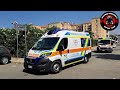 [RARE] Partenza colonna mezzi di soccorso sanitario in emergenza