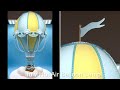 3d Printed Hot Air Balloon Lamp (STL Available on Cults3d)