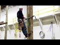 Lineman Training: Climbing Techniques for a Beginning Student