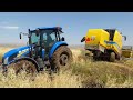 New holland td 100 d çamura batan döverbiceri cekip çıkardı