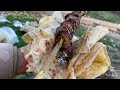 😛The most delicious lamb liver kebab cooked in nature mountain style😮 No music! Only Nature and Food