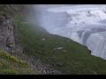 Gulfoss glacier-fed waterfall in Iceland