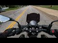 Tank Slappers... The Z400/Ninja400 seat is TERRIBLE!! | horizon-lock for a more realistic POV!!