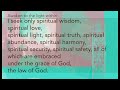 I Seek Only Spiritual Wisdom - Meditation
