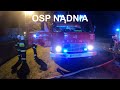 4:55 ALARM 🚒 Wyjazd zastępów 518-03 i 518-05 do pożaru budynku gospodarczego 01.01.2022🚒/01